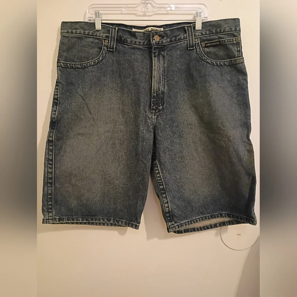 Harley Davidson Men's Denim Shorts Sz 40‎